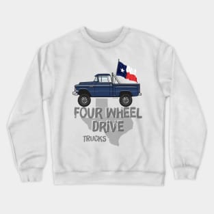 50s Truck light colors apparel Crewneck Sweatshirt